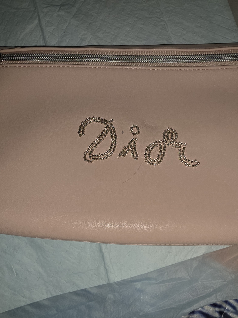 Dior Beauté Pink Clutch Cosmetic Pouch, GWP/VIP